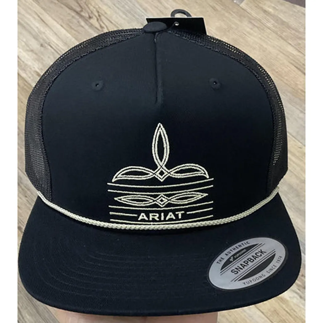 Ariat Black Bootstich Cap