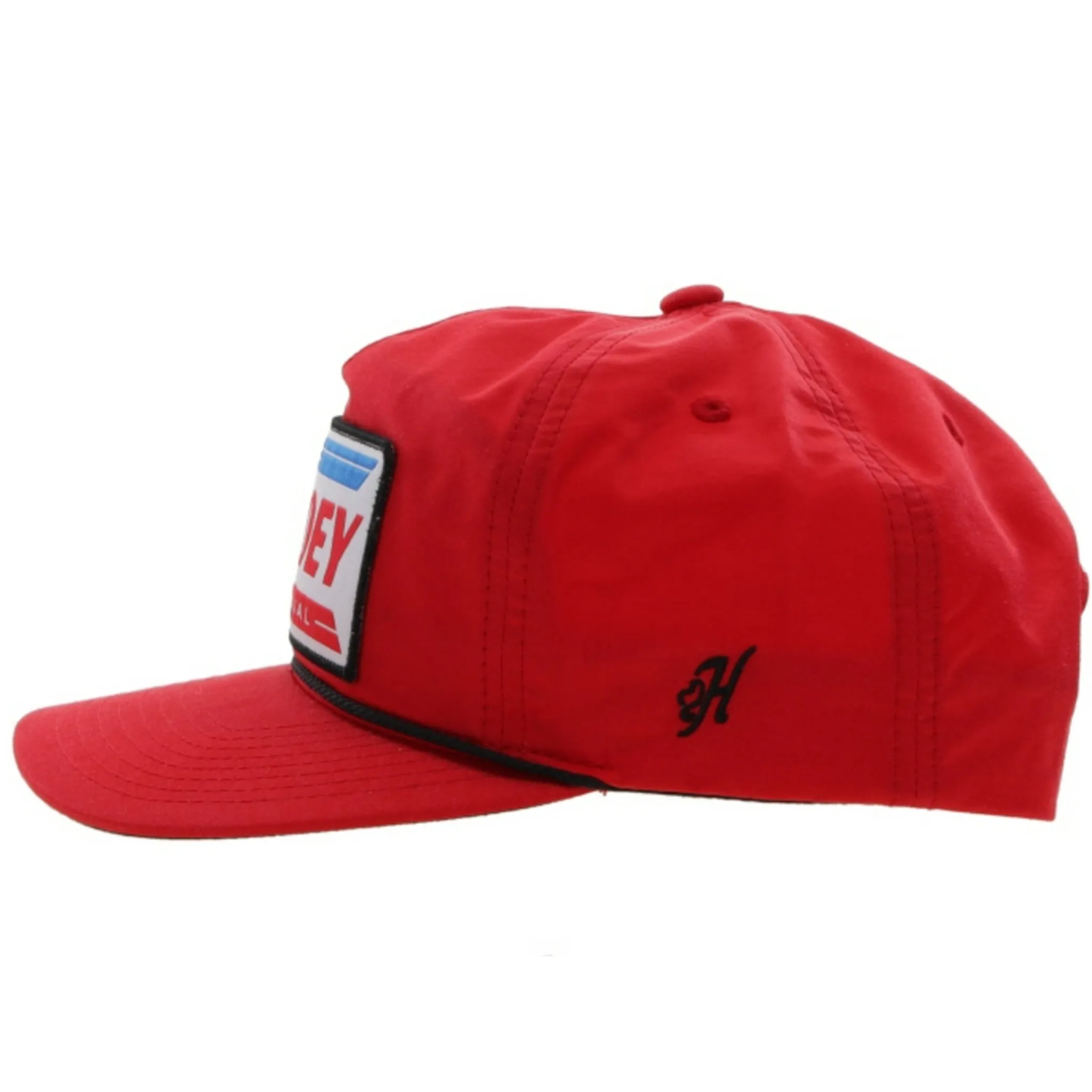 Hooey High Profile Red Cap-Hooey Original Patch
