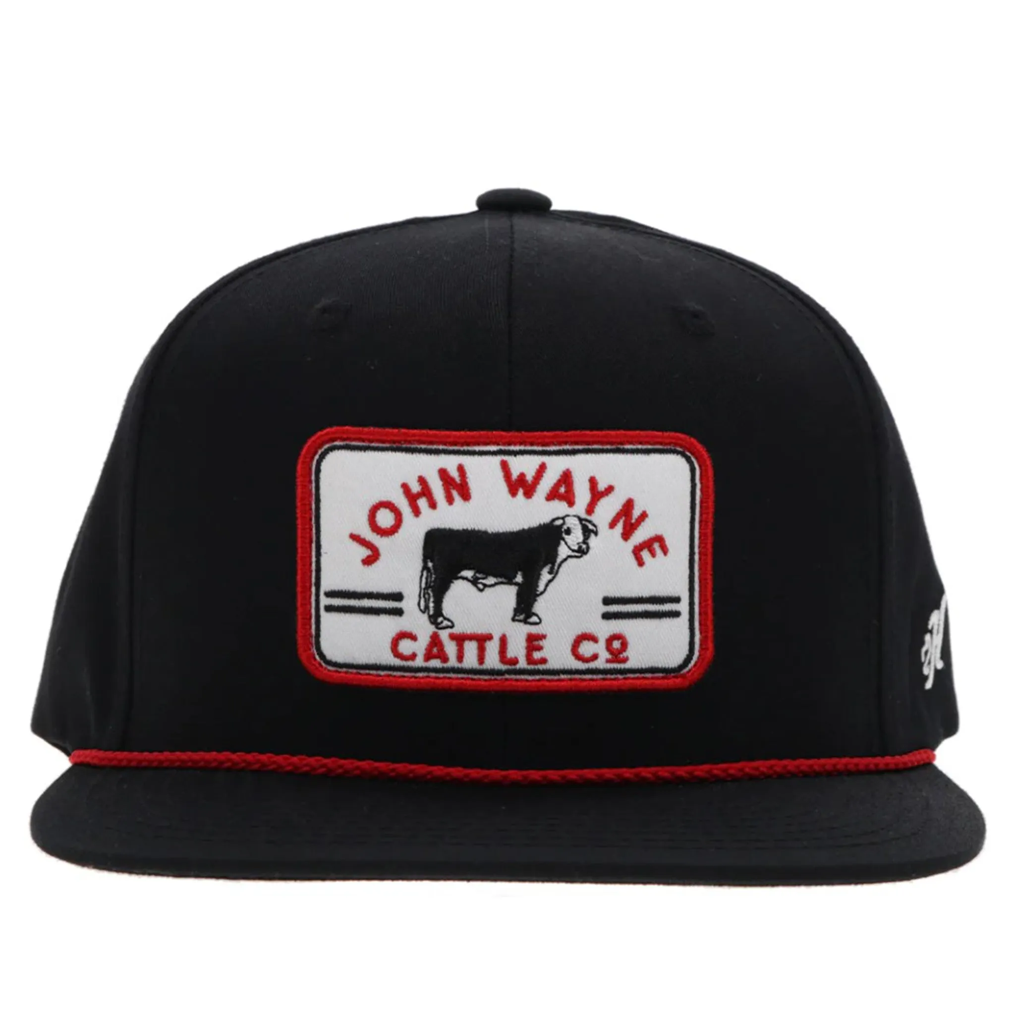 Hooey John Wayne Black & Red/White Cap
