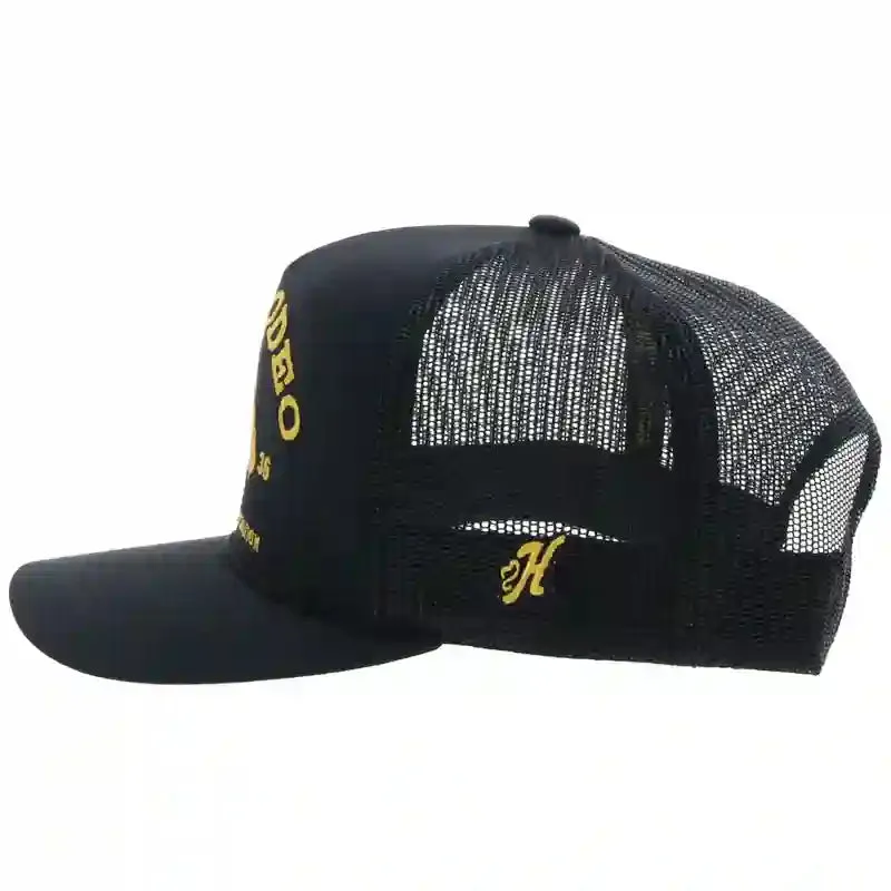 Hooey PRCA Black Gold Cap-PRCA logo