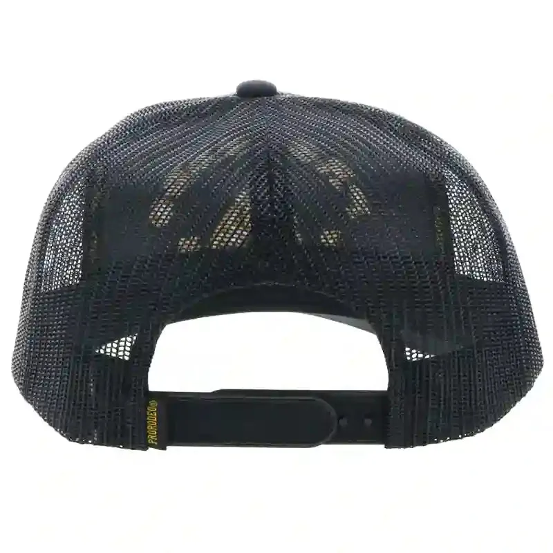 Hooey PRCA Black Gold Cap-PRCA logo