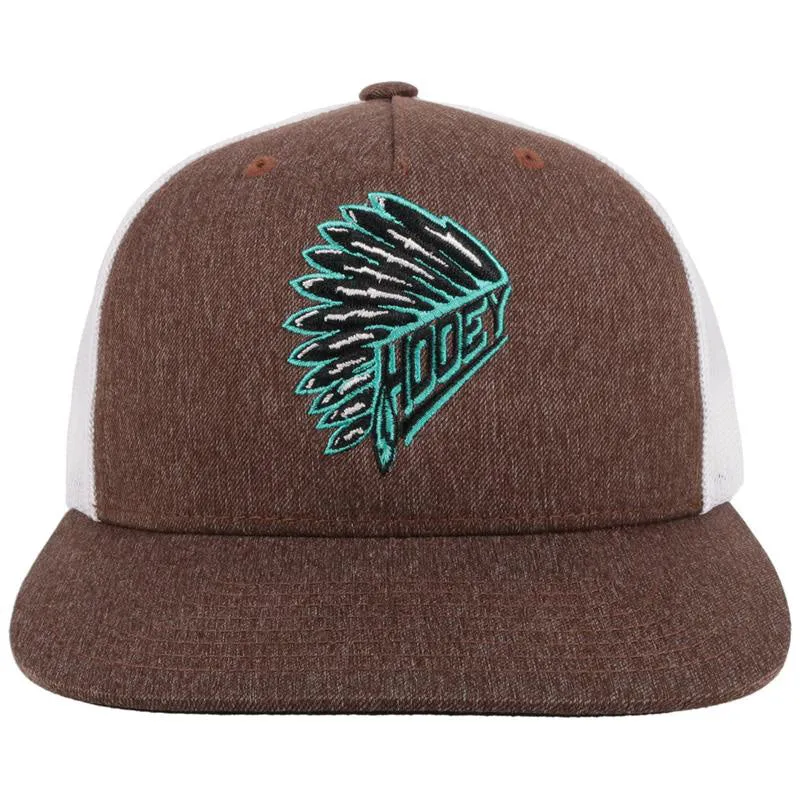 Hooey Quanah Brown and White Cap