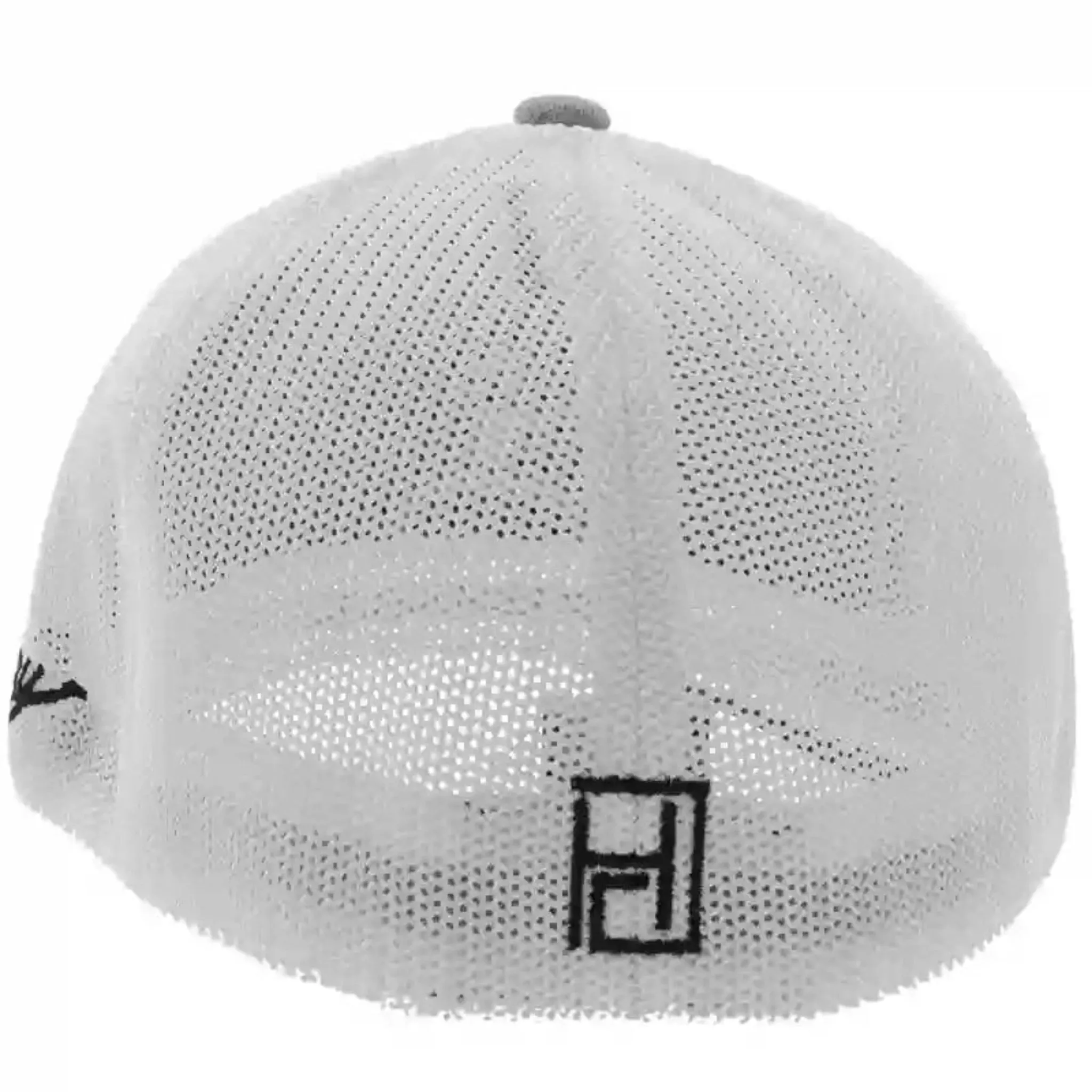 Hooey "Golf" Grey & White Flex Fit Cap