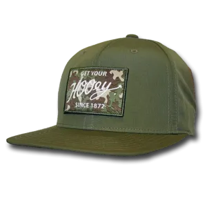Hooey Rip Cord Army Green Cap