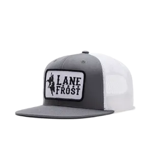 Lane Frost Brand Grey & White "Gangster" Cap