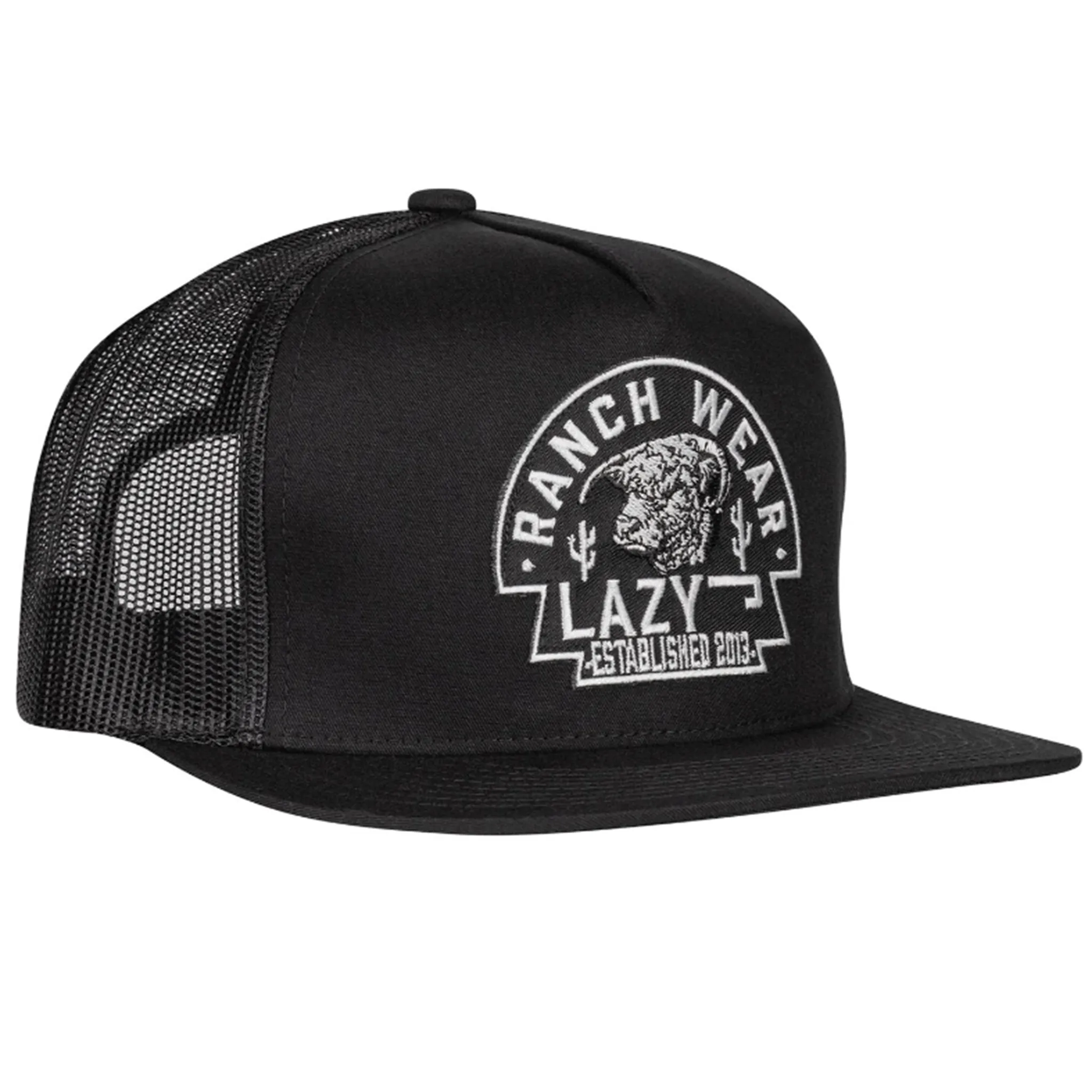 Lazy J Ranch Black Arrowhead Cap
