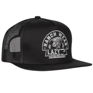 Lazy J Ranch Black Arrowhead Cap