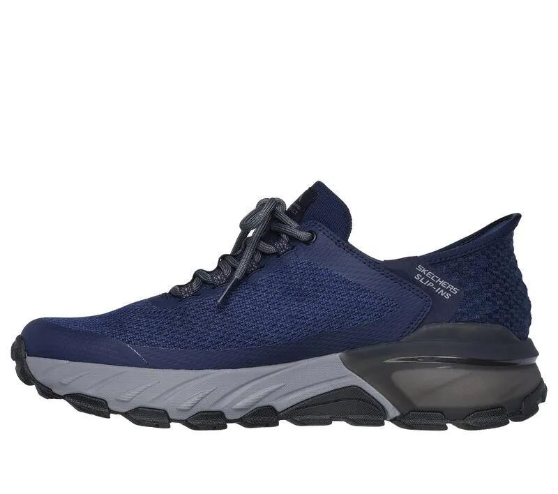 Men's Wide Fit Skechers 237309 Slip-ins Max Protect Assembly Trainers - Navy