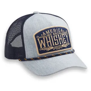 Rural Cloth Grey We Grow Whiskey Cap