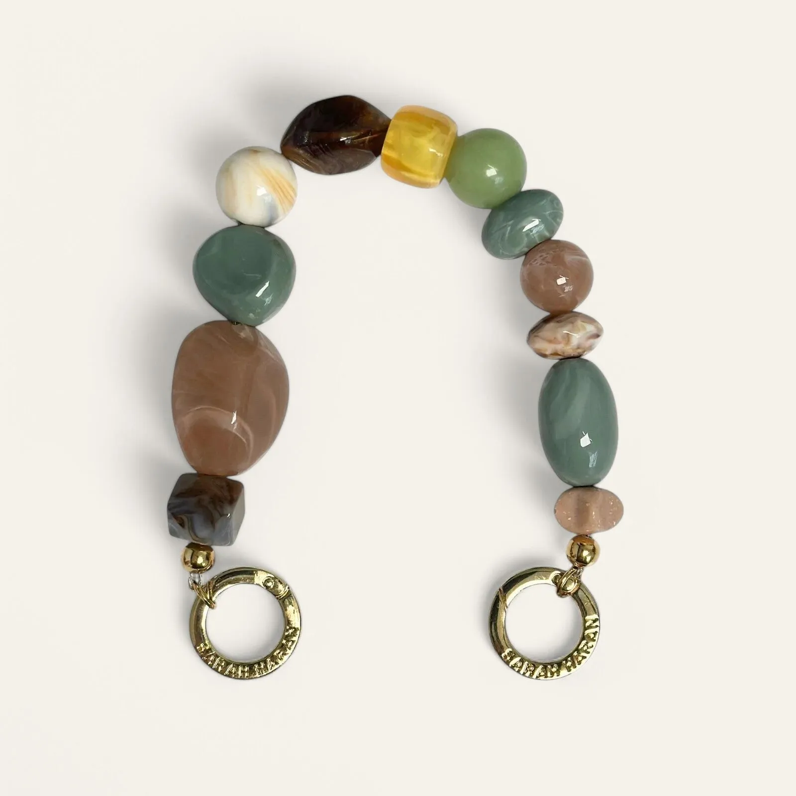 Strap Embellisher | Serengeti with Gold hardware