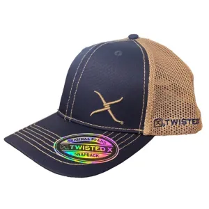 Twisted X Navy & Gold Cap